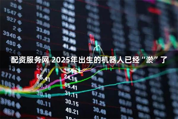 配资服务网 2025年出生的机器人已经“淤”了